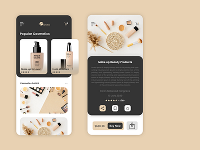 Cosmetics Mobile App Store