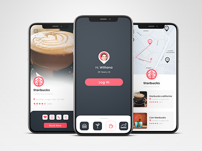 Cafe And Restaurant Finder App app app design app development cafe app cafe finder app on demand app restaurant app restaurant finder app