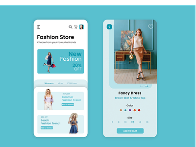 Fashion App ecommerce app fashion app developers ui uiux