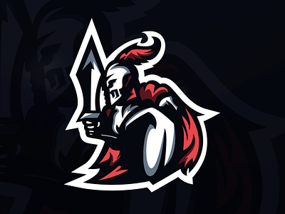 Spartan Mascot Logo branding design esports illustration logo logo design mascot logo vector