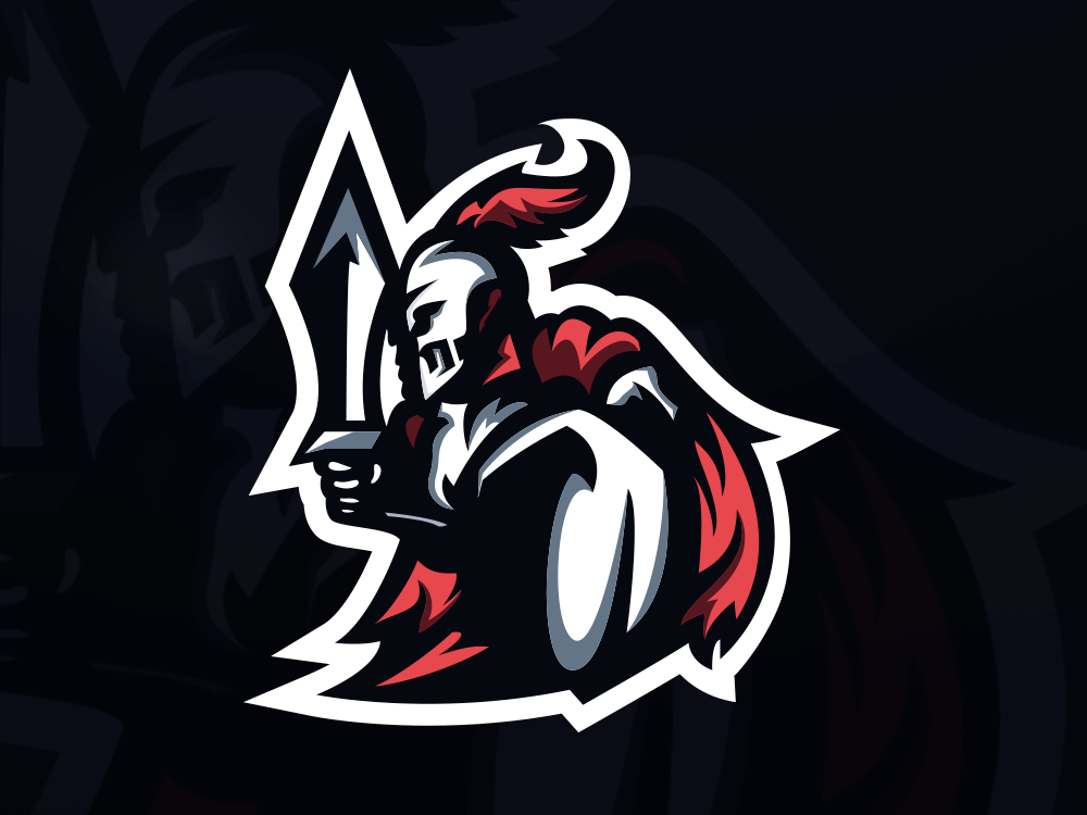 Spartan Mascot Logo by Noxious on Dribbble