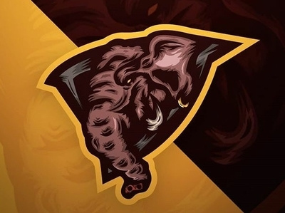 Elephant Mascot Logo branding design esports illustration logo logo design mascot logo vector