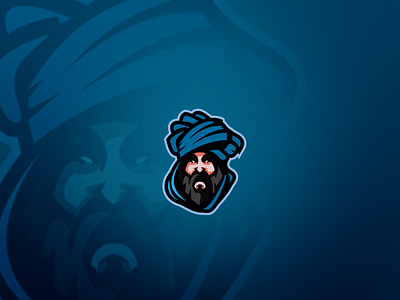 Sultan Mascot Logo branding design esports illustration logo logo design mascot logo vector