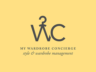 My Wardrobe Concierge branding fashion logo personal stylist