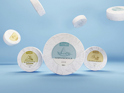 Package Fromagelle brand cheese design identity invite package packaging project