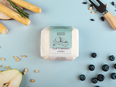 Package | Fromagelle blue brand branding cheese design illustration logo packaging