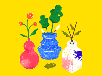 The shape of vases