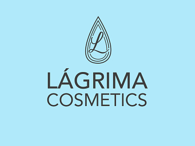 Lagrima Cometics - Logo branding graphicdesign logo logo design branding logodesign