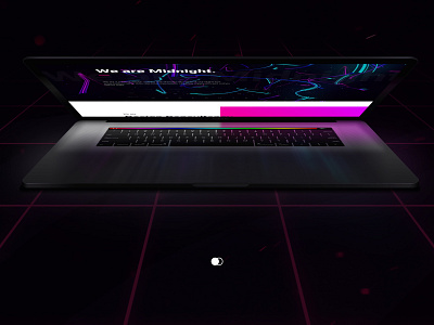 Midnight Studio - Coming Soon agency consultancy css design html midnight neon pink product sketch ui website wordpress