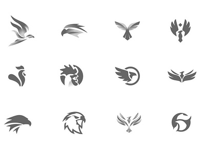 2021 Bird logos bird chicken logo phoenix wings