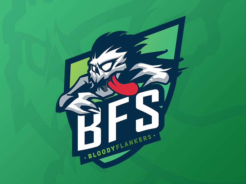 Bloody Flankers - Esports logo illustration esports logo design esports mascot esports logo logo