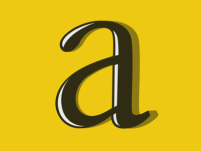 A illustration lettering vector