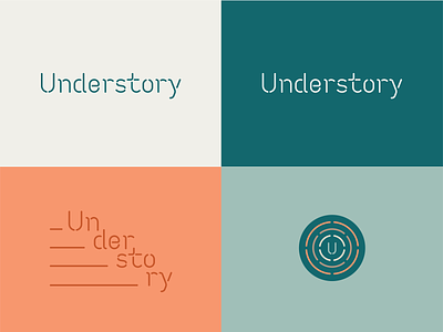 Killed concept for Understory branding custom type food hall houston icon logo stencil tunnels underground