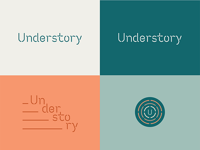 Killed concept for Understory branding custom type food hall houston icon logo stencil tunnels underground