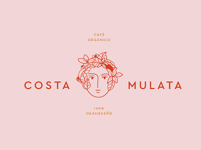 Costa Mulata branding brands cafe logo coffee illustracion illustration logo logotipo logotypedesign plantsillustration