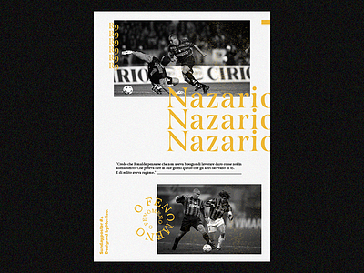 Sunday Poster #4 baugasm black and white collage football minimal nazario poster poster a day poster art posters ronaldo sunday poster