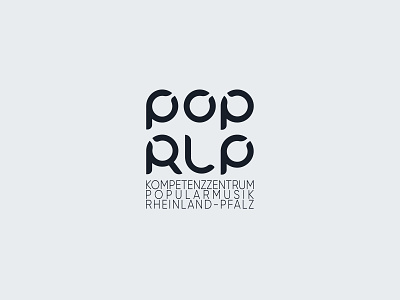 popRLP / Logo Design design germany logo logo design name typography vector