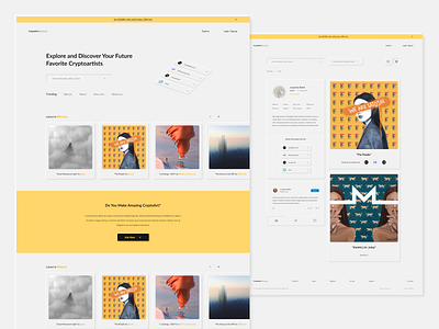 Cryptoart Website Design