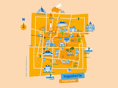 Yogyakarta Travel Guidemap