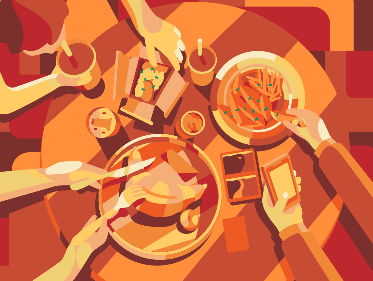 Have a Feast! by Juventbs for Esteen on Dribbble