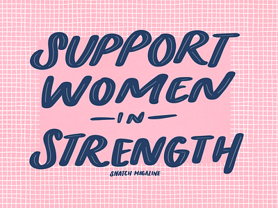 Support Women in Strength