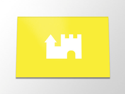 Cartes Aéroport Nantes airport cards castle communication design drawing graphic picto post vector yellow