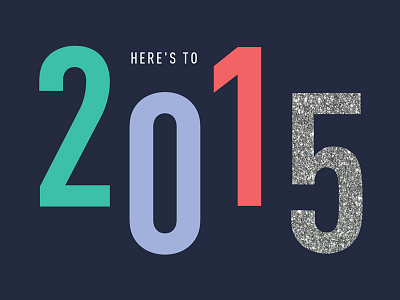 2015! 2015 typography
