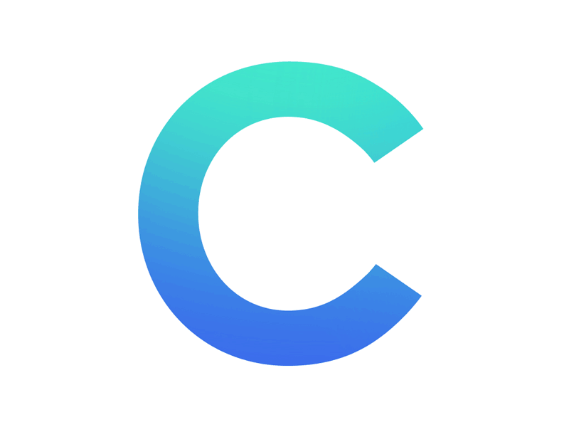 Classpass C blue c classpass gradient green icon
