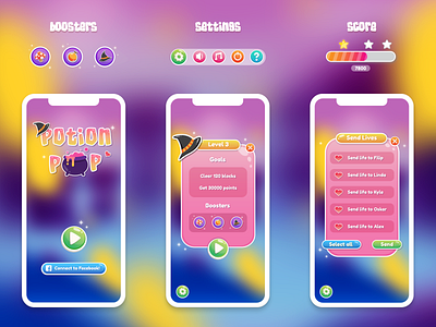 Potion Pop - UI concept