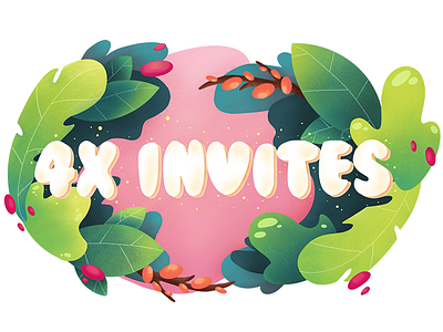Dribbble Invites! dribbble dribbble invite giveaway illustration invite invite giveaway