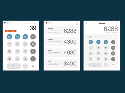 Intelligence calculator ai calculator design ui ux