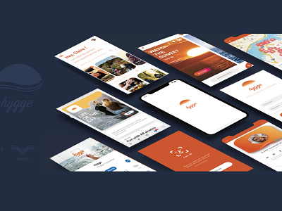 Hygge 1.0 app app design branding design illustration ui ux