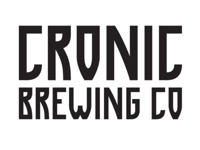 Cronic Brewing Co V1 hand lettering logo