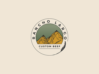 Rancho Largo Custom Beef - Brand Identity branding color palette design illustration logo typography