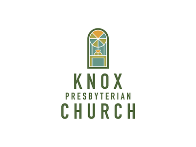 Knox Presbyterian Church - Brand Identity branding church branding church logo color palette design graphic design illustration logo typography