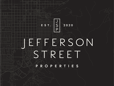 Jefferson Street Properties - Brand Identity branding color palette design graphic design illustration logo typography vector