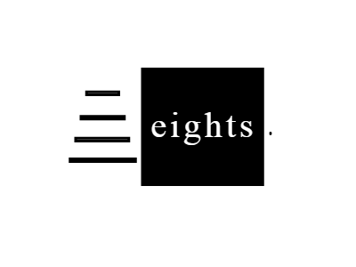 Heights black minimalist whiite wordplay