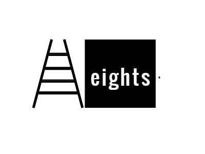 Height (Simplified) black minimalists pun simple white word
