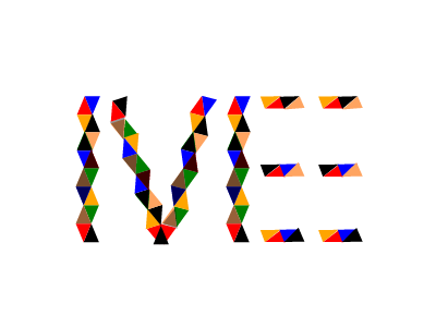 Iviee african colorful identity logo minimalist simple