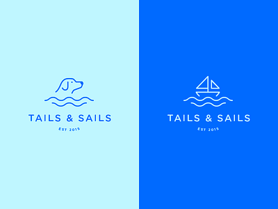 Tails & Sails dog sails tails water