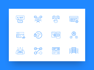 New icons code review collaboration developers hubot icon project management protected branches pull request