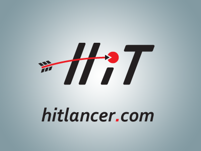 Hitlancer.Com Logo Proposal arrow freelancer hit logo platform