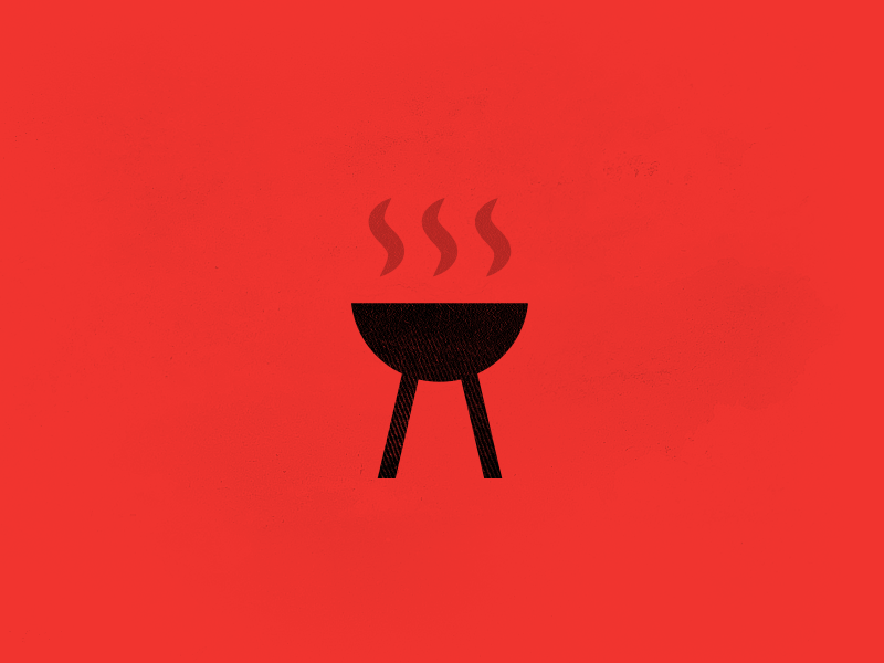 On a grill! bacon deiv gif grill icon studio4