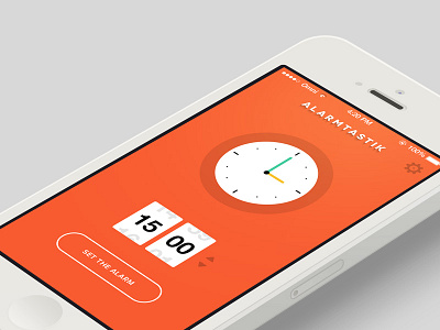 Alarmtastik alarm app clock colors deiv iphone mockup settings studio4 time