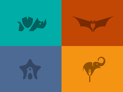 Animal based logos bat bird colors egg elephant fork logos marks rhino star deiv wine