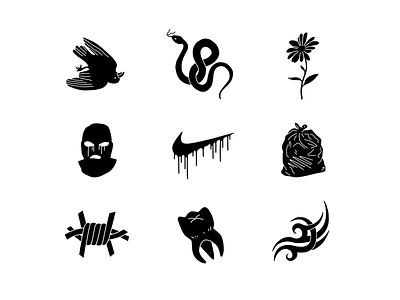The toolkit icons illustrations nike snake