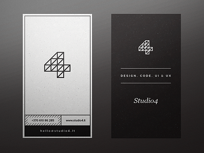 Studio4 cards business cards deiv frame lines mockup print studio4