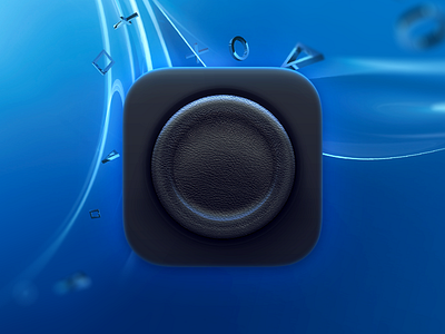 PS4 analog stick icon analog app deiv dualshock icon ios7 playstation ps skeu stick