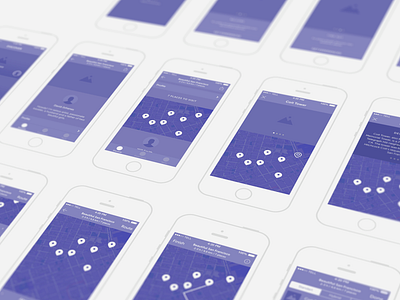 Wireframes app deiv discover explore iphone location map ui wireframes
