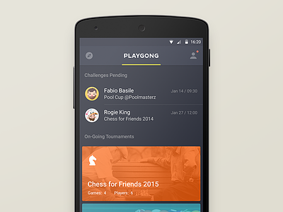 Playgong App android l app cards chess deiv feed games material design playgong pool social